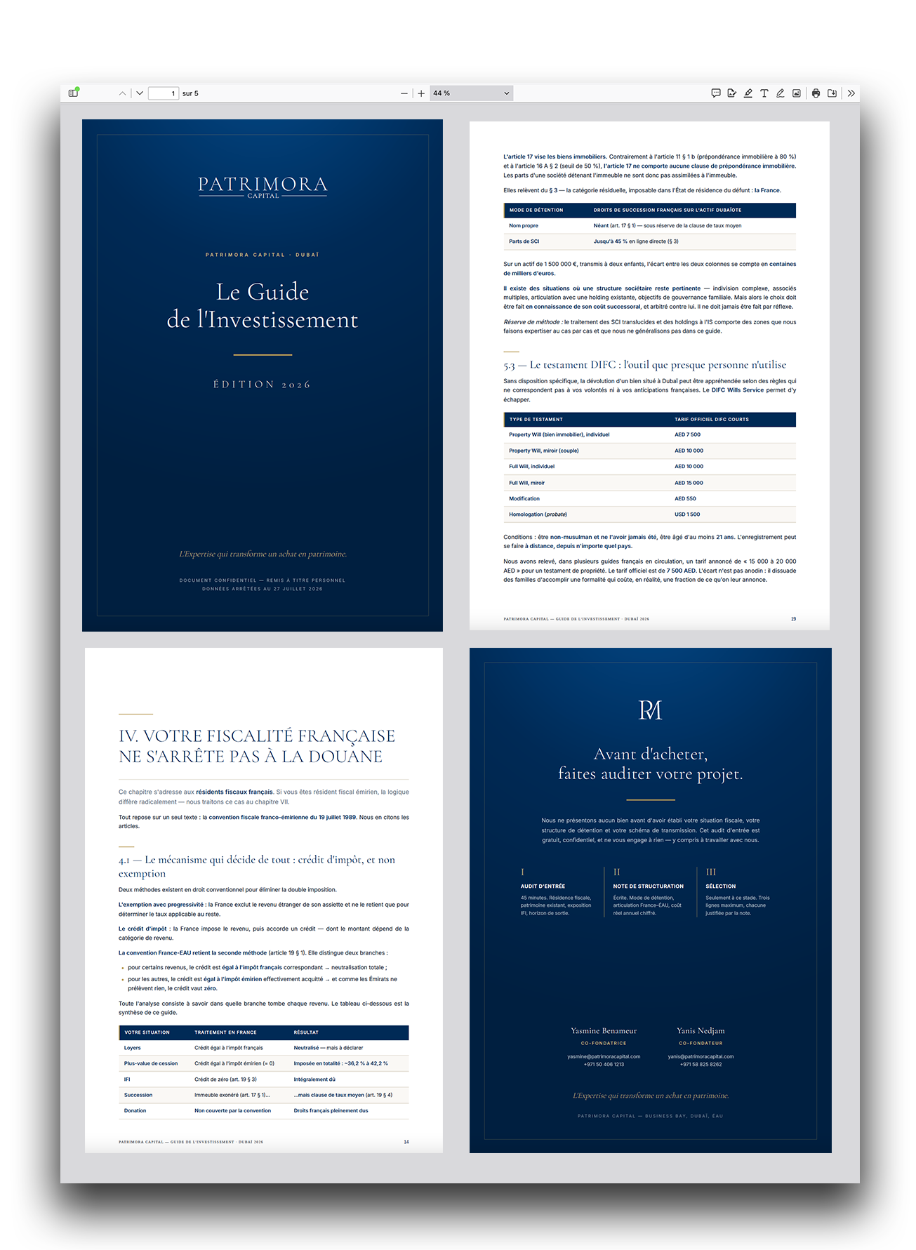 Le guide de l'investissement Patrimora Capital