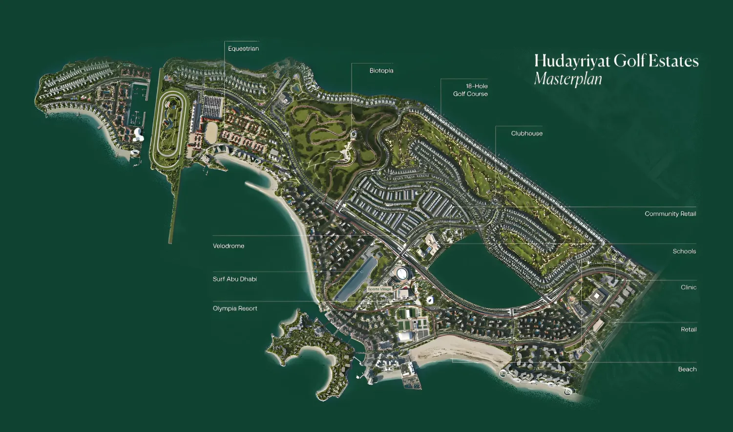 Hudayriyat Golf Estates by Modon