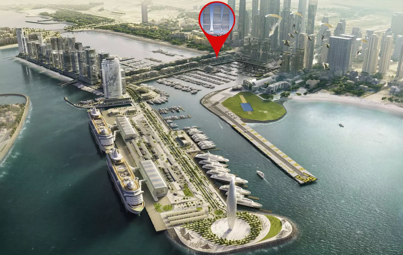 W Residences Dubai Harbour by Arada